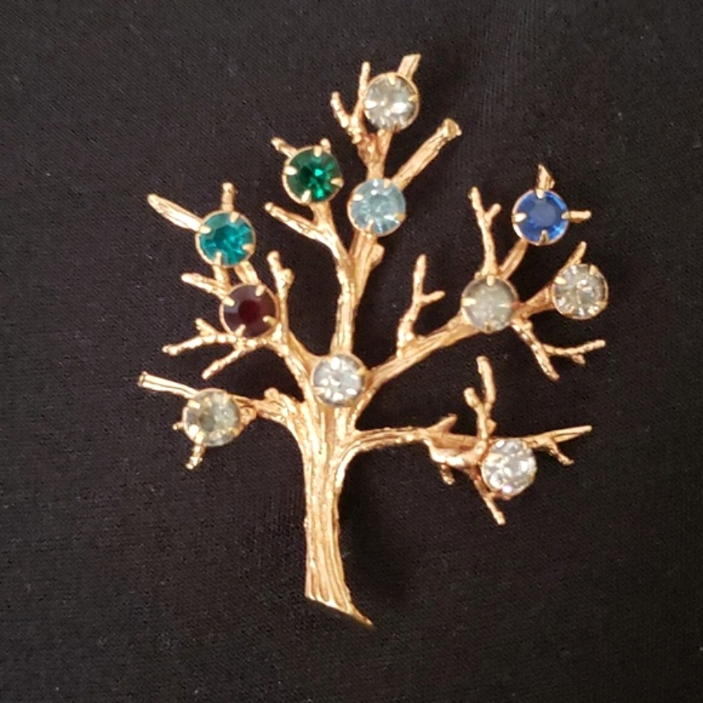 Sara Coventry Tree of Life Brooch.